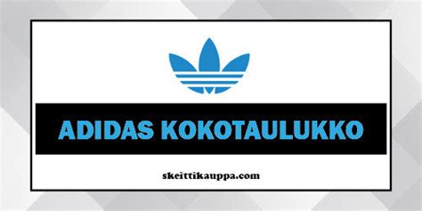 adidas kangas kokotaulukko